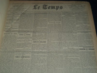 1930 OCTOBER-DECEMBER LE TEMPS FRENCH NEWSPAPER BOUND VOLUME - VB 9