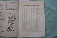 1949 OCTOBER 29 HARTWICK VS. CORTLAND STATE FOOTBALL PROGRAM - K 3390
