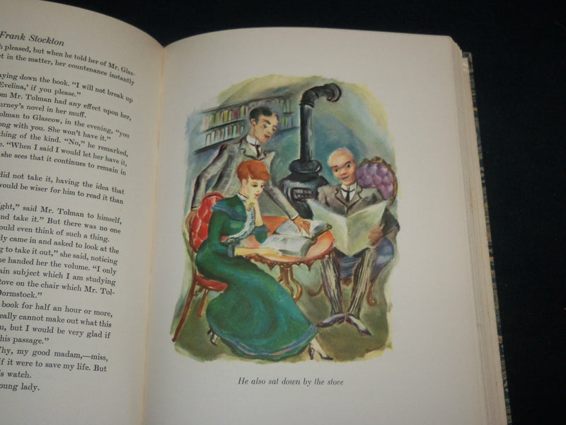 1949 FABLE AND FICTION HARDCOVER BOOK BY FRANK STOCKTON - KD 6791
