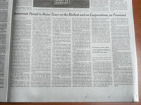 2021 MARCH 28 NEW YORK TIMES - DEMOCRATS SEEK TO RAISE TAXES ON THE RICHEST