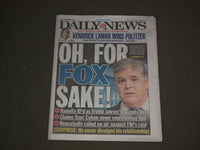 2018 APRIL 17 NEW YORK DAILY NEWS - SEAN HANNITY ID'S AS TRUMP LAWYER CLIENT