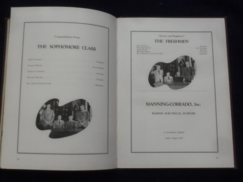 1944 THE TELELOG ST. BENEDICT'S PEPARATORY SCHOOL YEARBOOK - NEWARK, NJ- YB 3121