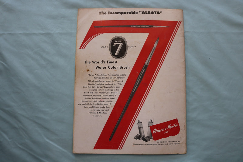 1953 OCTOBER AMERICAN ARTIST MAGAZINE - A GREAT ILLUSTRATION COVER - E 26590
