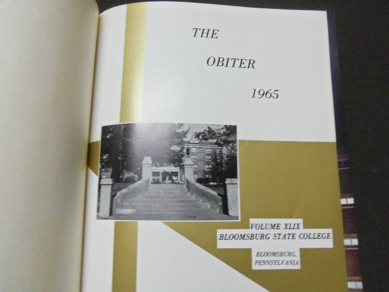 1965 THE OBITER BLOOMSBURG STATE COLLEGE YEARBOOK - PENNSYLVANIA - YB 294