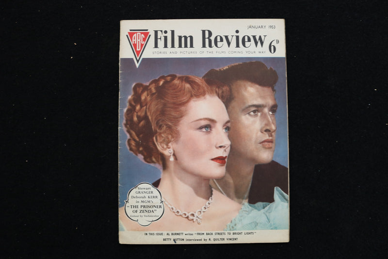 1953 JAN ABC FILM REVIEW MAGAZINE - STEWART GRANGER-DEBORAH KERR COVER - E 25953