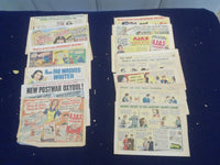 1930'S-1940'S LAUNDRY DETERGENT PRODUCTS COLOR COMICS ADS - LOT OF 54 - NP 5246