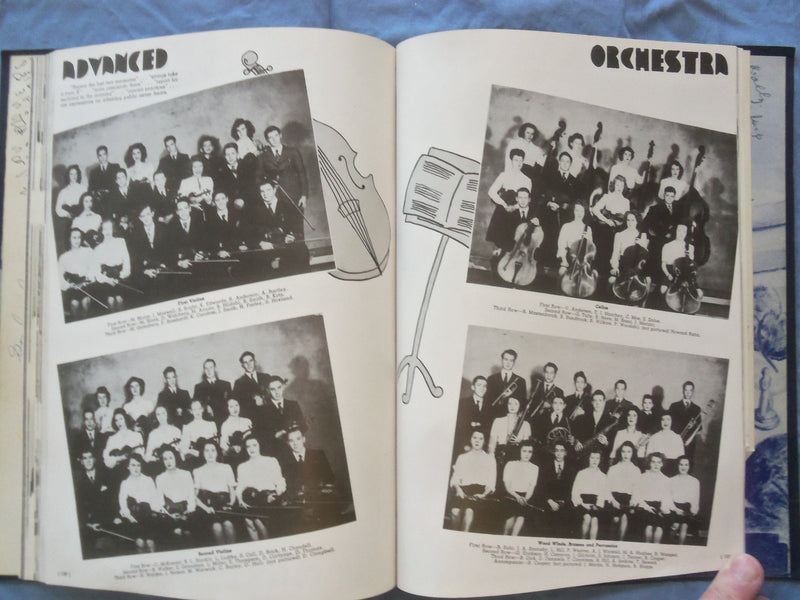 1945 THE ROUNDUP GREAT FALLS HIGH SCHOOL YEARBOOK - GREAT FALLS, MT - YB 3378