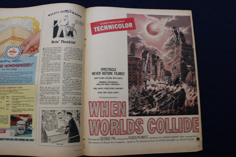 1951 NOVEMBER 18 THIS WEEK MAGAZINE - VERONICA LAKE ARTICLE AND PHOTO - E 22928