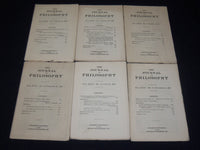 1927 THE JOURNAL OF PHILOSOPHY MAGAZINE LOT OF 19 ISSUES - WR 632D