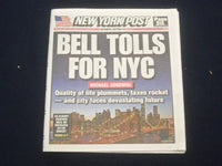 2021 APRIL 7 NEW YORK POST NEWSPAPER- NYC QUALITY OF LIFE PLUMMETS - COLE K'S 13