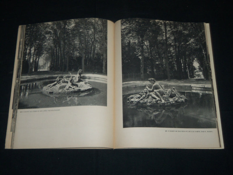 1947 LES JARDINS DE VERSAILLES FRENCH BOOK - PHOTOS BY JEAN ROUBIER - J 3840