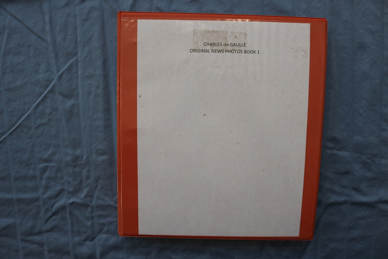 CHARLES DE GAULLE ORIGINAL NEWS PHOTOS BOOK #1 - 87 PHOTOS - #47