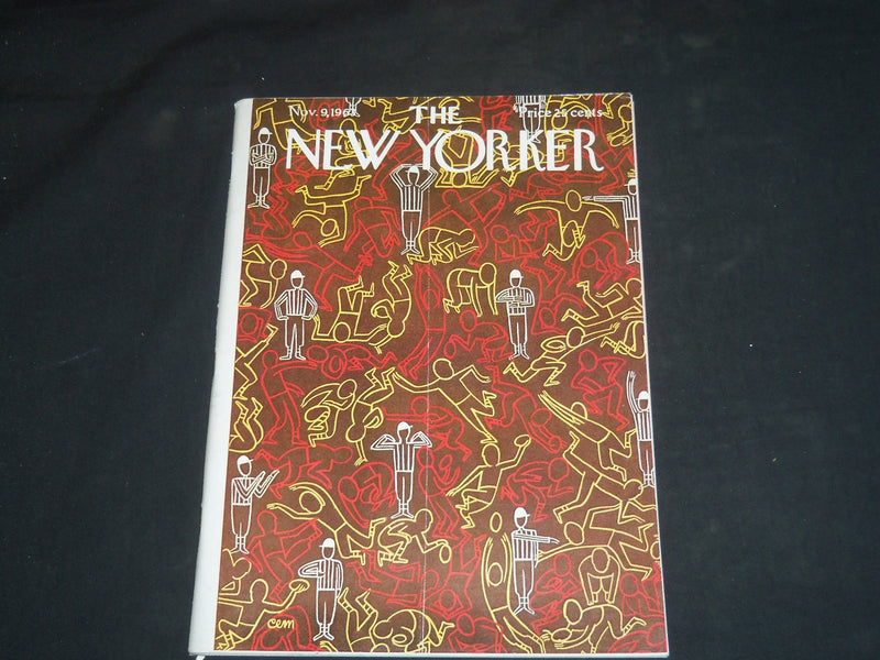 1963 NOVEMBER 9 THE NEW YORKER MAGAZINE - ILLUSTRATED COVER - NY 1177