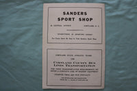 1949 SEPTEMBER 24 SPRINGFIELD VS. CORTLAND STATE FOOTBALL PROGRAM - K 3392