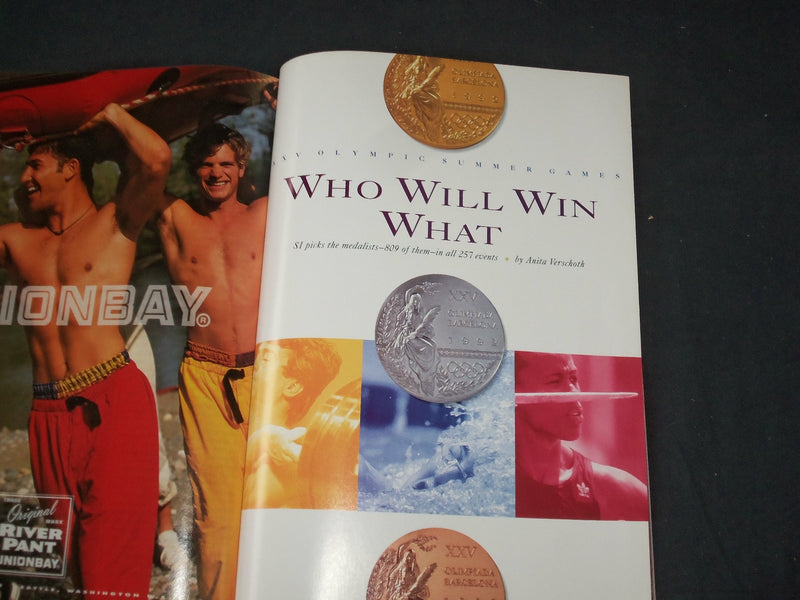 1992 JULY 22 SPORTS ILLUSTRATED MAGAZINE- OLYMPIC PREVIEW - LOT OF 4 - O 2618D