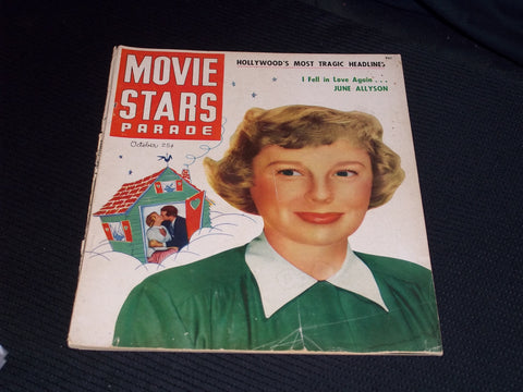1950 OCTOBER MOVIE STARS PARADE MAGAZINE - JUNE ALLYSON COVER - E 13847
