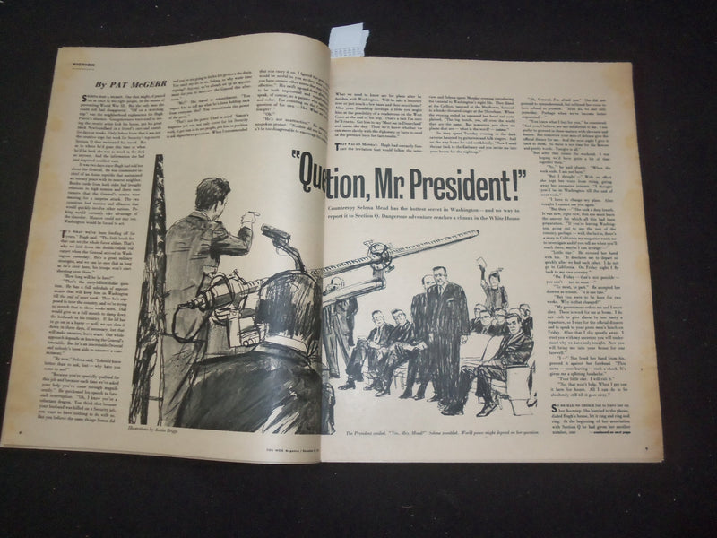 1963 DEC 8 MILWAUKEE JOURNAL THIS WEEK MAGAZINE - FEATHERED FASHIONS - NP 8074
