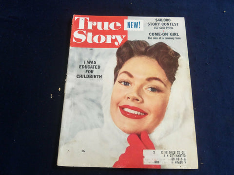 1955 FEBRUARY TRUE STORY MAGAZINE - GREAT COVER - NICE PHOTOS - ST 5153F