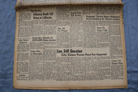 1966 FEB 22 THE DAILY CHRONICLE NEWSPAPER - VIET CONG HUNTED, U.S. PUSH- NP 8498