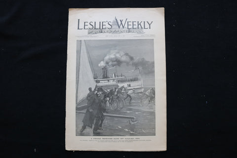 1899 FEB 8 LESLIE'S ILLUSTRATED MAGAZINE - SANDUSKY, OH COVER - E 10812