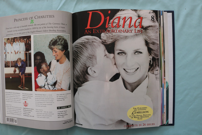 1997-1998 DIANA AN EXTRAORDINARY LIFE MAGAZINE ALBUM - ISSUE #S 1-13 - KD 9624