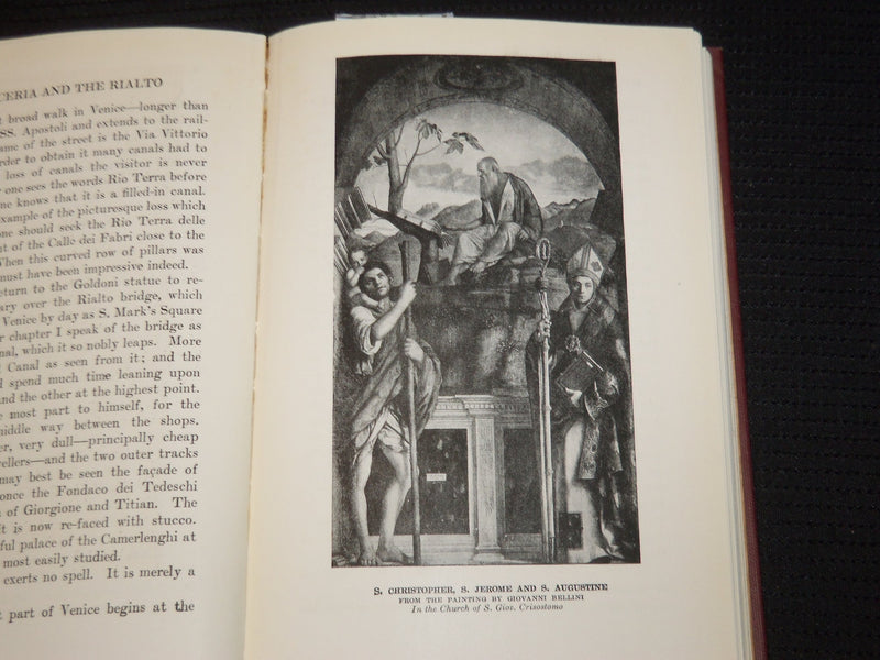 1927 A WANDERER IN VENICE HARDCOVER BOOK BY E. V. LUCAS - KD 9401