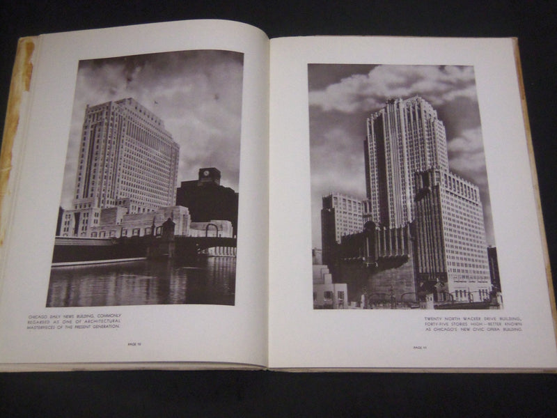 1932 CHICAGO BEAUTIFUL BOOK PUBLISHED BY CONINE AND MILLNER - PHOTOS - J 2132