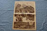 1930 JULY 13 NY TIMES ROTOGRAVURE PICTURE SECTION - MOUNT RUSHMORE - NP 9220