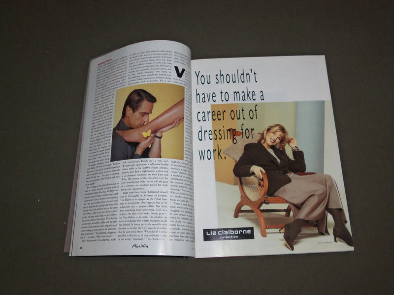 1993 OCTOBER MIRABELLA MAGAZINE - JEREMY IRONS - SP 5458