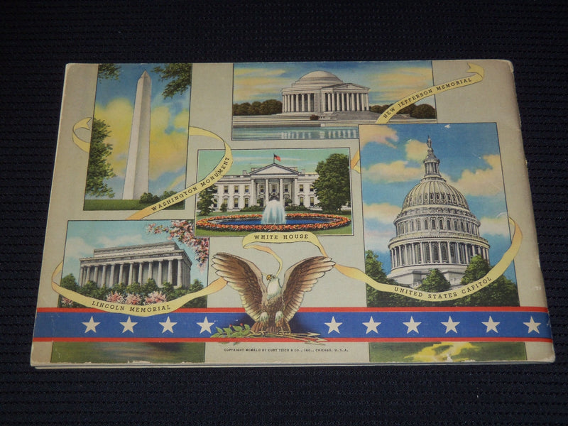 1942 OUR NATION'S CAPITAL WASHINGTON D. C. VIEW BOOK - NICE PHOTOS - J 7912