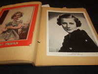 1930'S HOLLYWOOD STARS SCRAPBOOK - TEMPLE - HARLOW - 39A