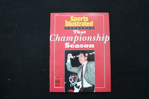 1992 SPORTS ILLUSTRATED MAGAZINE - THAT CHAMPIONSHIP SEASON COVER - E 10879