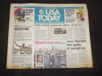 1998 APRIL 21 USA TODAY NEWSPAPER - ABORTION FOES GUILTY OF CONSPIRACY - NP 7916