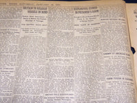 1915 JANUARY 16 NEW YORK TIMES - EARTHQUAKE TOLL NOW OVER 25,000 - NT 7824