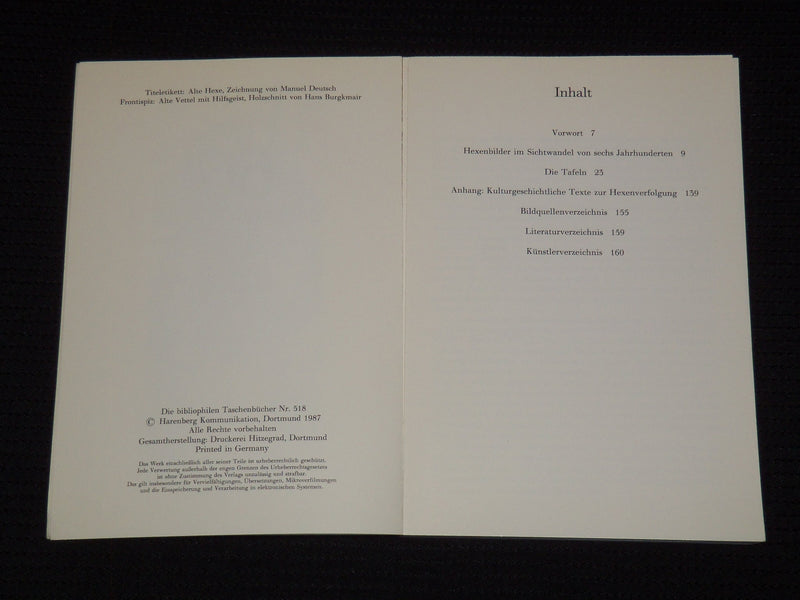 1987 66 HEXEN KULT UND VERDAMMUNG GERMAN BOOK BY MARIANNE HALBEY - KD 6494F