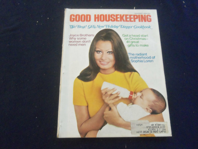 1969 NOVEMBER GOOD HOUSEKEEPING MAGAZINE - SOPHIA LOREN - SP 4796H