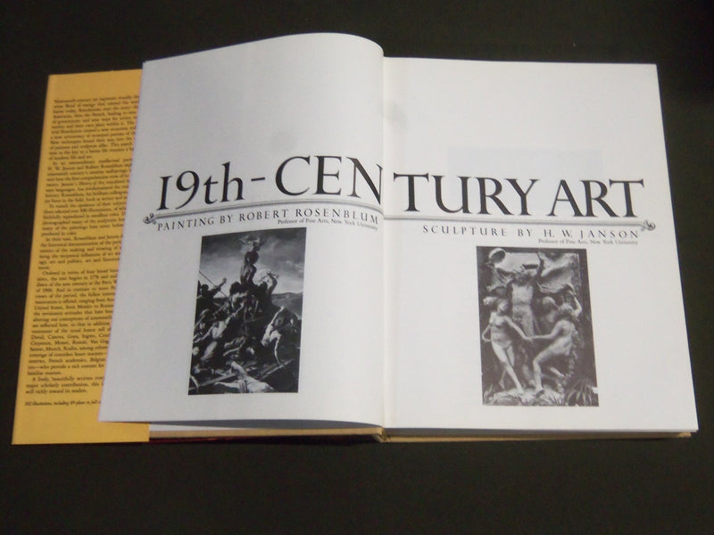 1984 19TH CENTURY ART BY ROBERT ROSENBLUM & H. W. JANSON BOOK - I 964