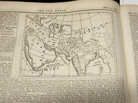 1842 JAN-JUL THE NEW WORLD JOURNAL BOUND VOLUME - DICKENS - LONGFELLOW - R 731P