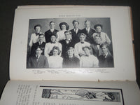 1908 & 1911 THE REFLECTOR GALESBURG HIGH SCHOOL YEARBOOK LOT OF 2 - YB 1423