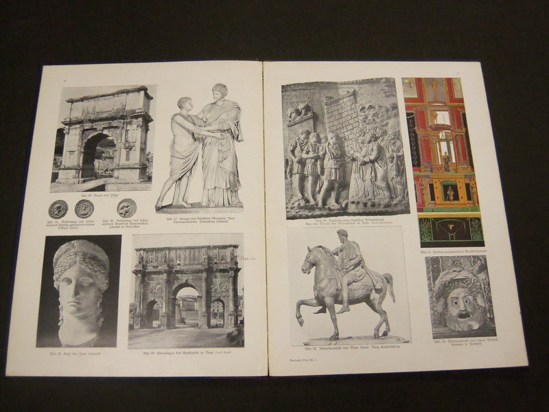 1909 BILDERATLAS ZUR KUNSTGESCHICHTE BY DR. WILHELM TESDORPF - KD 2339