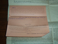 1904 GLENS FALLS INSURANCE POLICY - NEW YORK - K 1104