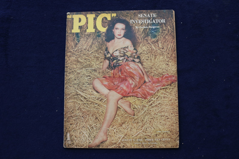 1944 AUGUST 1 PIC MAGAZINE - LINDA DARNELL COVER - E 23416