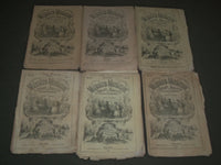 1851-1852 MERRY'S MUSEUM AND PARLEY'S PLAYMATE MAGAZINE LOT OF 6 - WR 1180L
