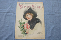 1913 DECEMBER WOMAN'S WORLD MAGAZINE - ILLUSTRATIONS/STORIES/ADS - SP 4783H