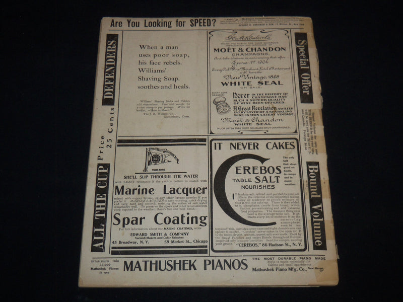 1904 SEPTEMBER THE RUDDER MAGAZINE - VOLUME 15 NO. 9 - NICE PHOTOS - J 9506
