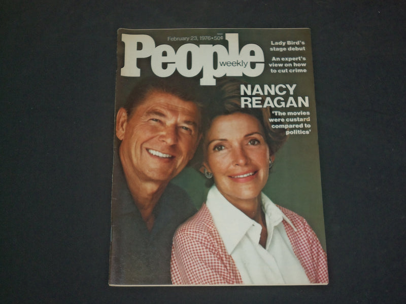 1976 FEBRUARY 23 PEOPLE MAGAZINE - NANCY & RONALD REAGAN - B 4802