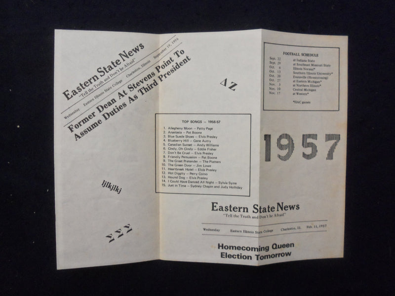 1957 WARBLER EASTERN ILLINOIS STATE COLLEGE YEARBOOK - CHARLESTON, IL - YB 3315