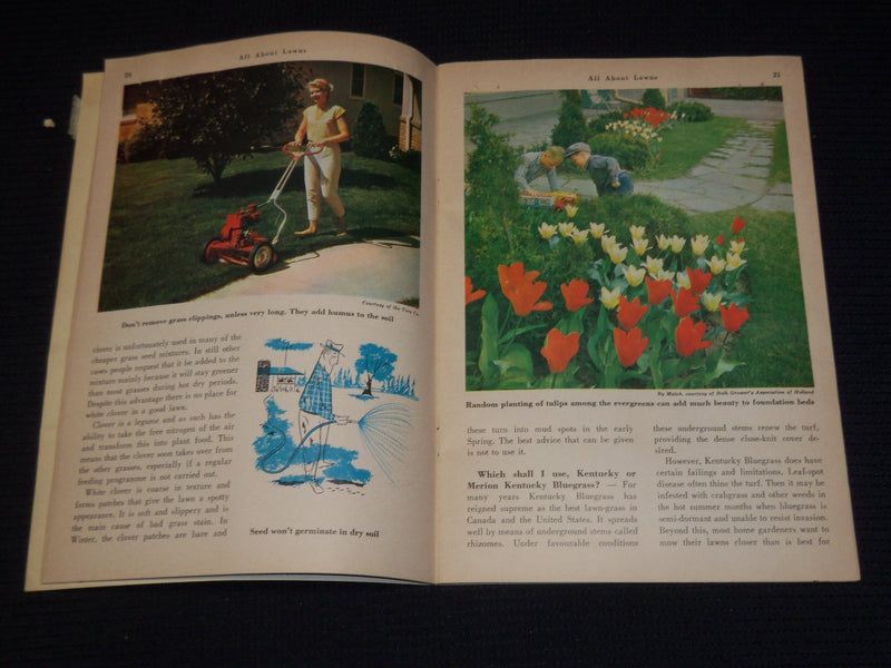 1950'S JOHN BRADSHAW'S GUIDE TO BETTER GARDENING BOOK LOT OF 5 - O 1798D