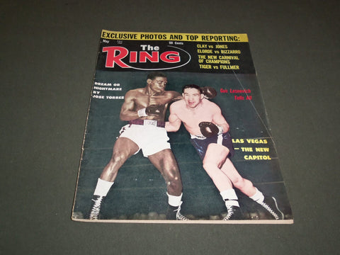 1963 MAY THE RING MAGAZINE - DICK TIGER AND GENE FULLMER - SP 5289