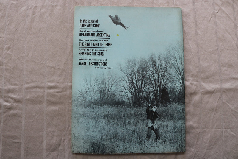 1966 APRIL GUNS AND GAME MAGAZINE - THE BALLISTIC PENDULUM COVER - ST 3400H